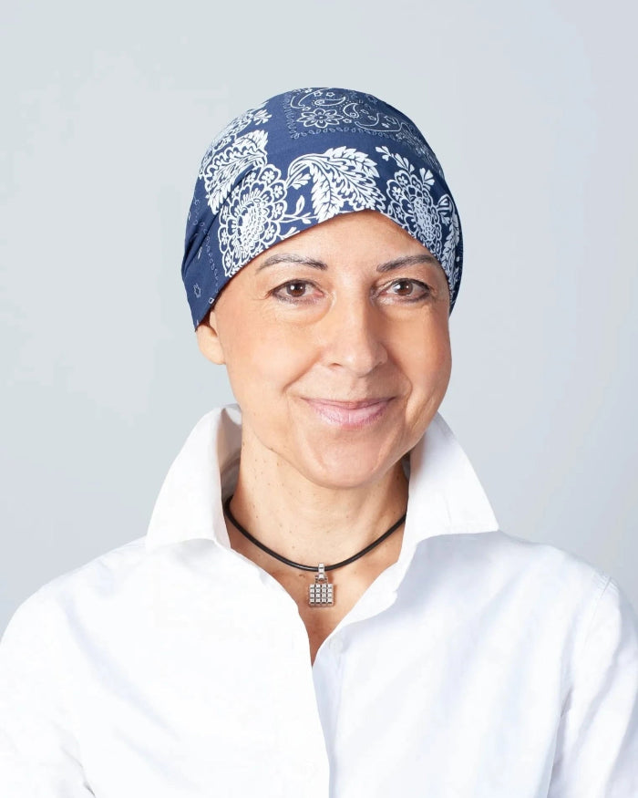 Foulard chimio en véritable bandana Foulard chimio en véritable bandana