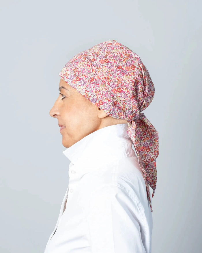 Foulard chimio Liberty en coton Foulard chimio Liberty en coton
