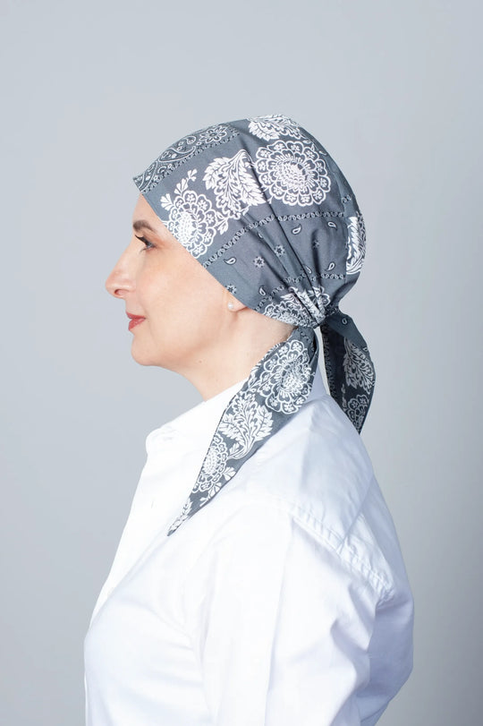 Bandana chimio gris